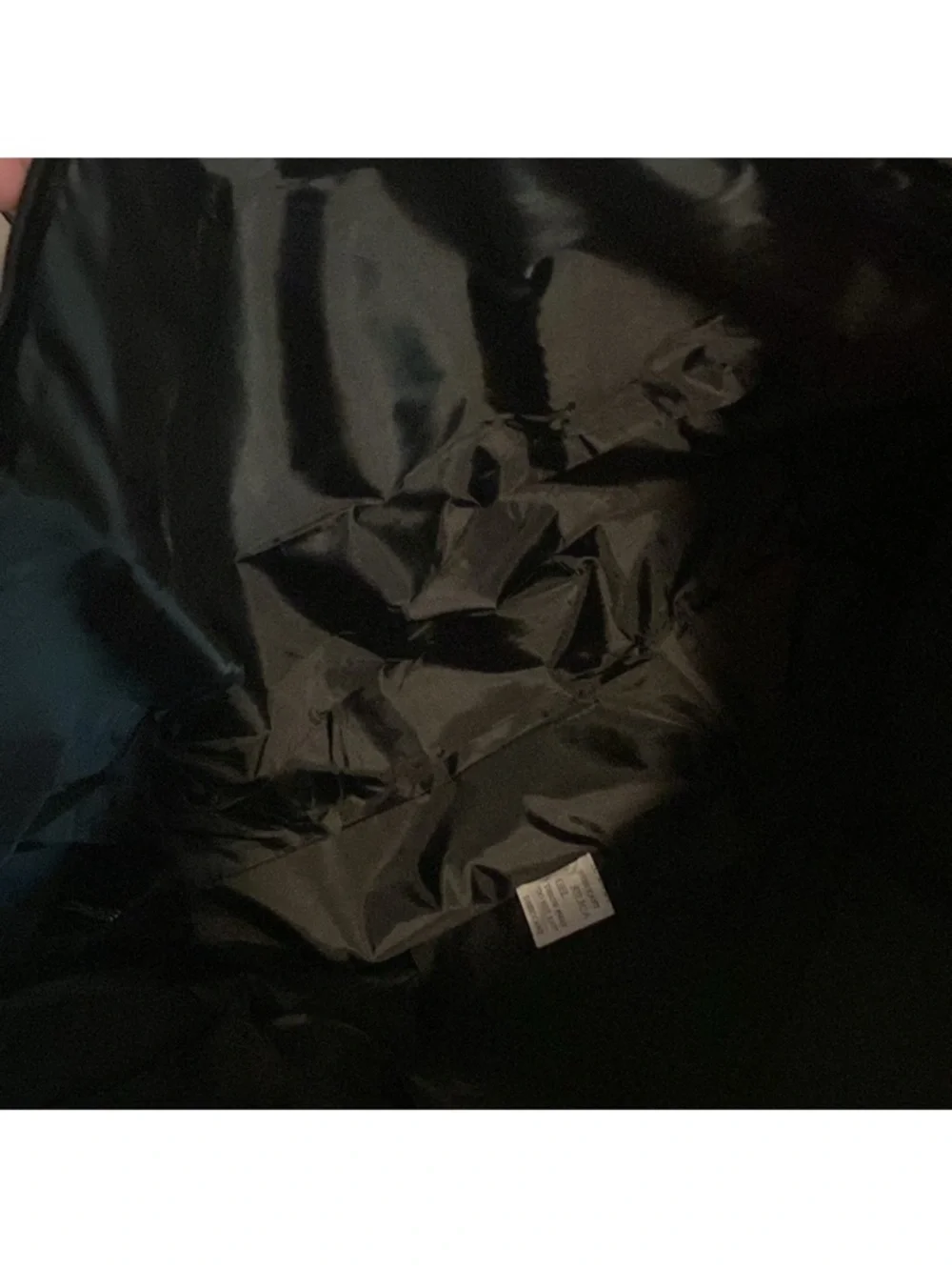 Victoria's Secret Sequined / Black Canvas Logo Toted& Wristlet/NWT